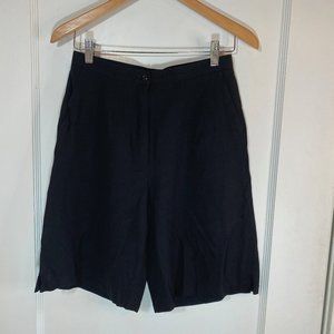 Yorn black high waisted shorts 90's